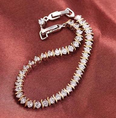 5mm WIDE CZ TENNIS BRACELET-18.5-21cm
